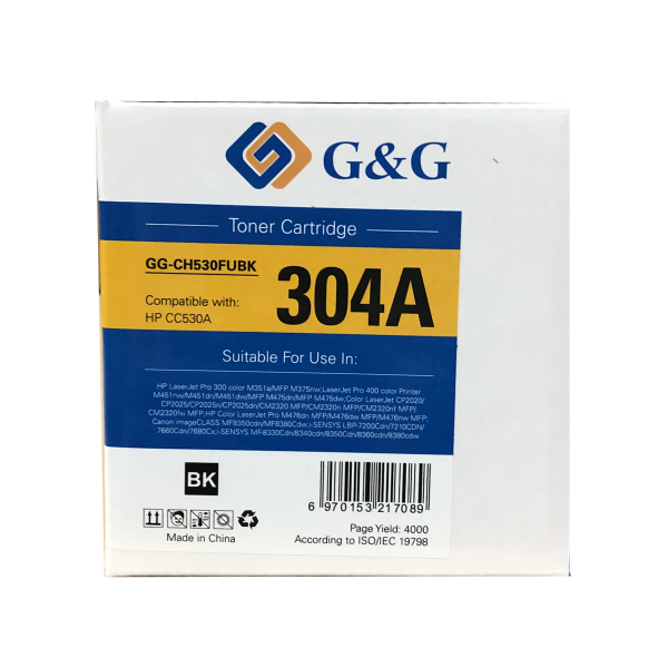 Mực in G&G Laser Màu Đen GG-CH530FUBK