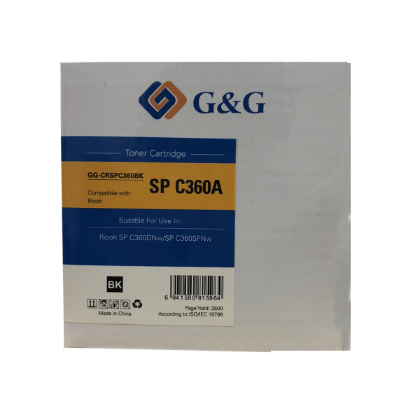 Mực in G&G Laser màu đen GG-CRSP360BK