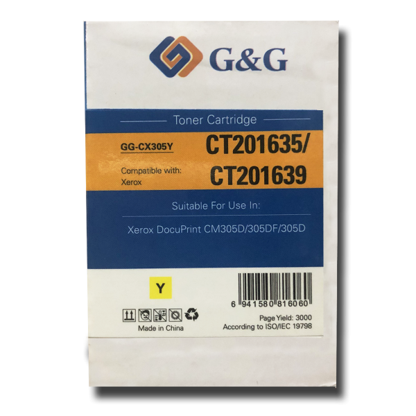Mực in G&G Laser màu Yellow GG-CX305Y