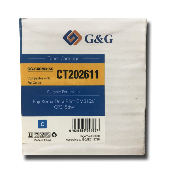 Mực in G&G Laser màu Cyan GG-CXCM315C
