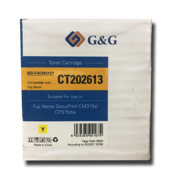 Mực in G&G Laser màu Yellow GG-CXCM315Y