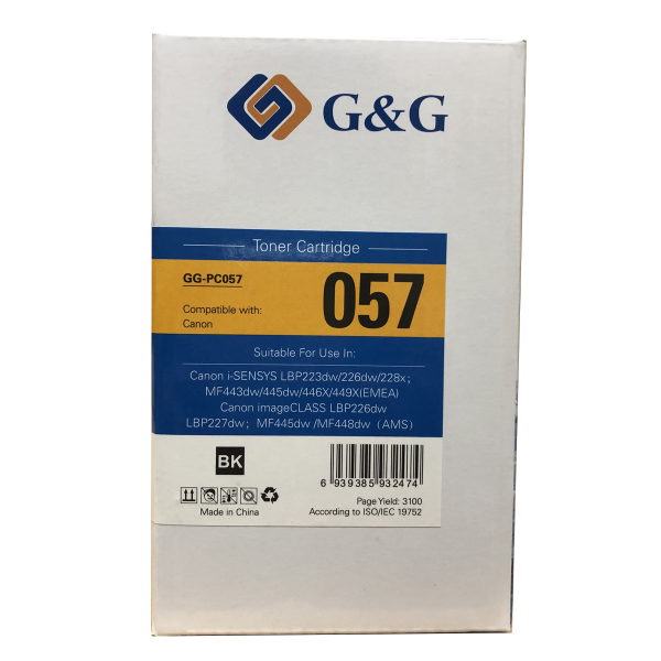 Mực in G&G Laser Trắng Đen GG-PC057