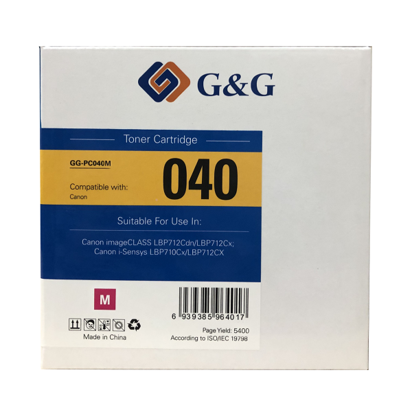 Mực in G&G Laser màu Magenta GG-PC040M