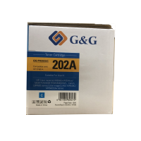 Mực in G&G Laser màu Cyan GG-PH202UC
