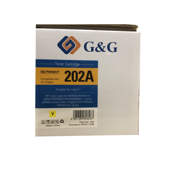 Mực in G&G Laser màu Yellow GG-PH202UY