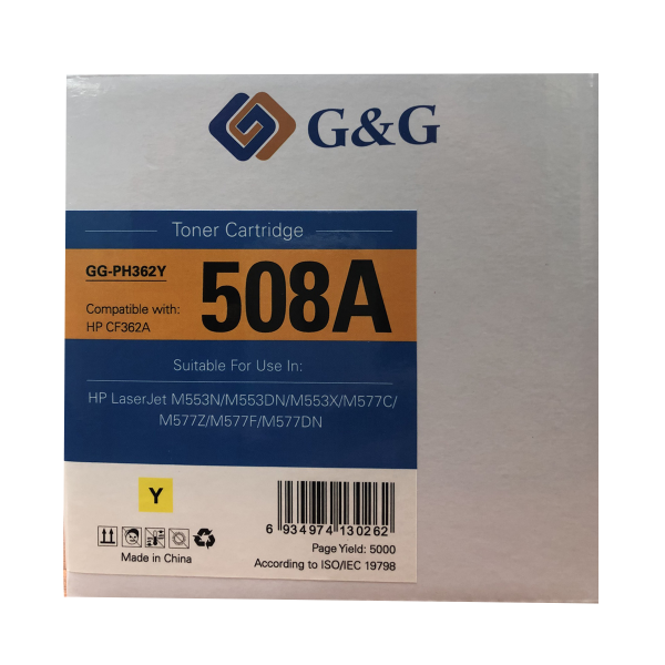 Mực in G&G Laser màu Yellow GG-PH362Y