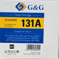 Mực in G&G Laser màu đen GG-CH210FBK