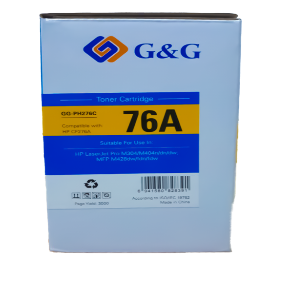 Mực in G&G Laser Trắng Đen GG-CH276C