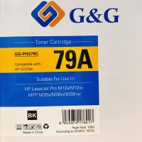 Mực in G&G Laser màu BLACK GG-PH279C