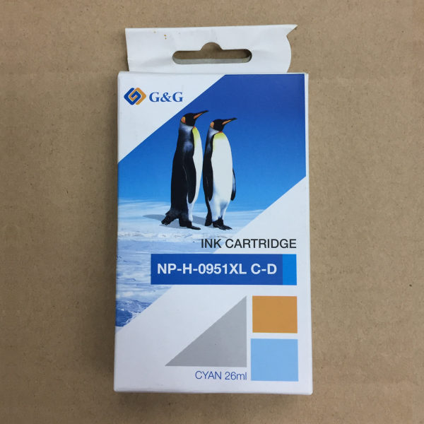 Mực in phun G&G màu Cyan NP-H-0951XLC-D