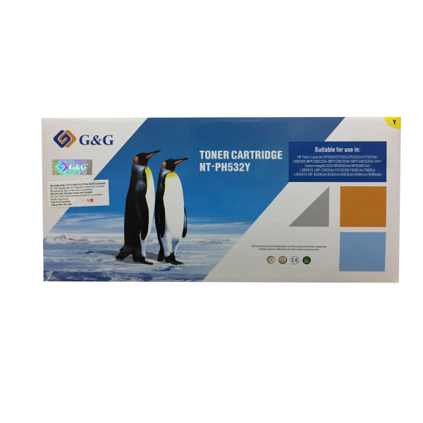 Mực in G&G Laser màu Yellow NT-PH532Y