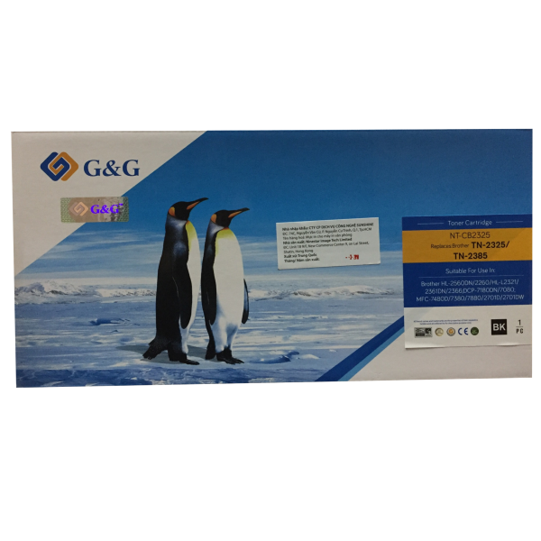 Mực in G&G Laser trắng đen NT-CB2325