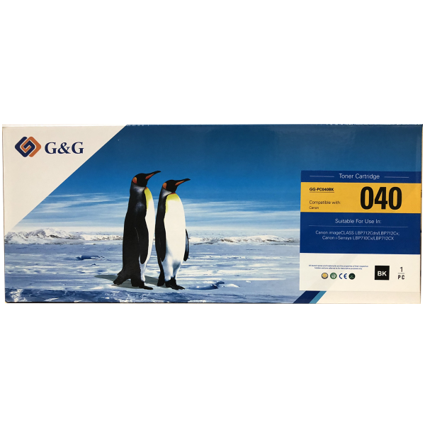 Mực in G&G Laser màu Đen GG-PC040BK