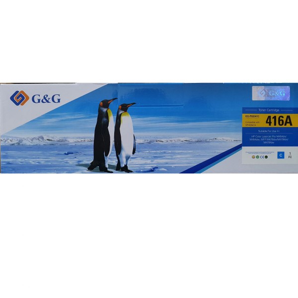 Mực in G&G Laser màu Cyan GG-PH2041C
