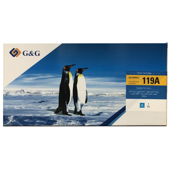 Mực in G&G Laser màu Cyan GG-PH2091C
