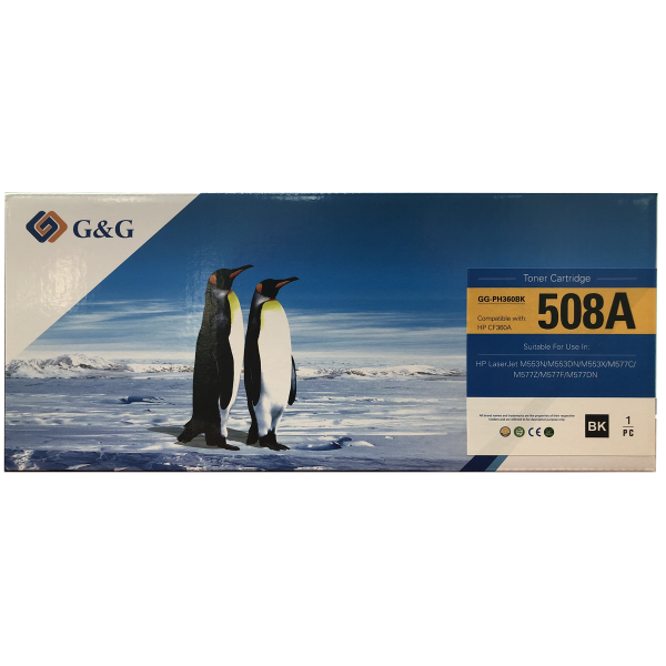 Mực in G&G Laser màu đen GG-PH360BK