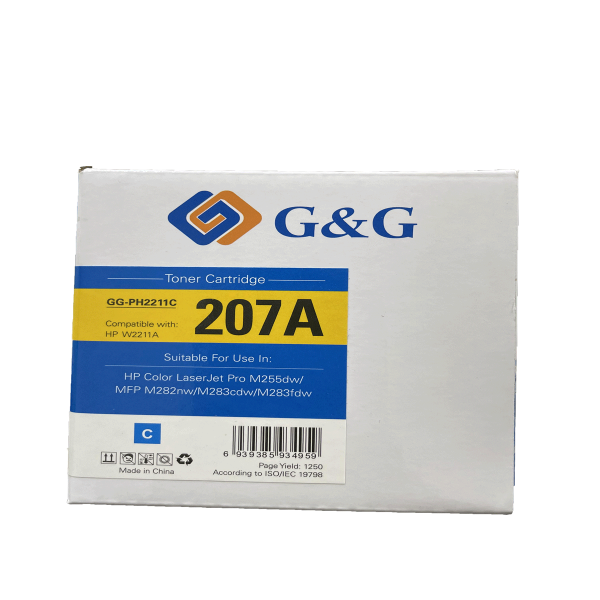 Mực in G&G Laser màu Cyan GG-PH2211A