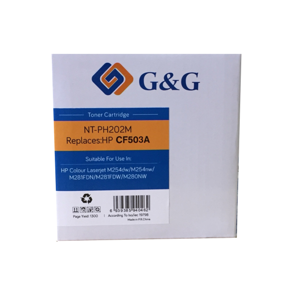 Mực in G&G Laser màu Magenta NT-PH202M