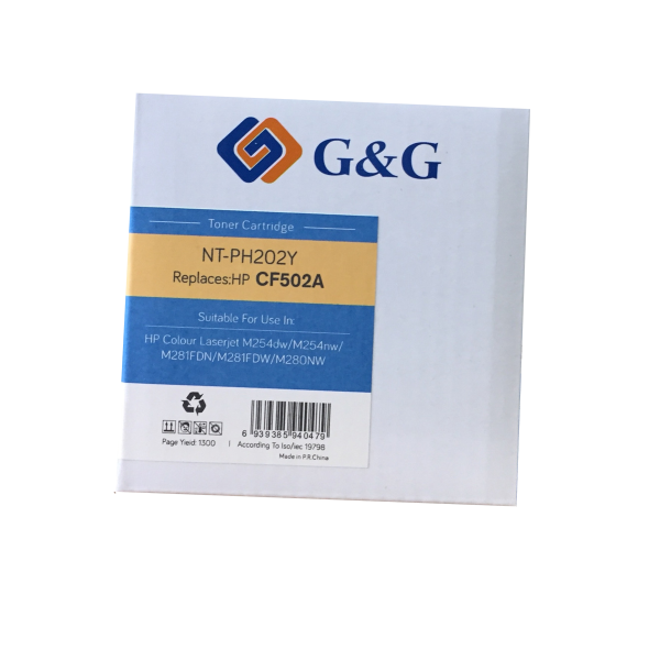 Mực in G&G Laser màu Yellow NT-PH202Y