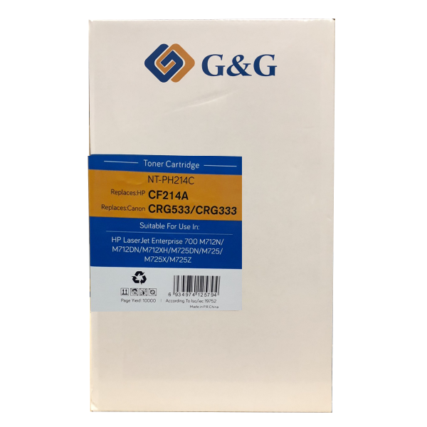 Mực in G&G Laser Trắng Đen NT-PH214C
