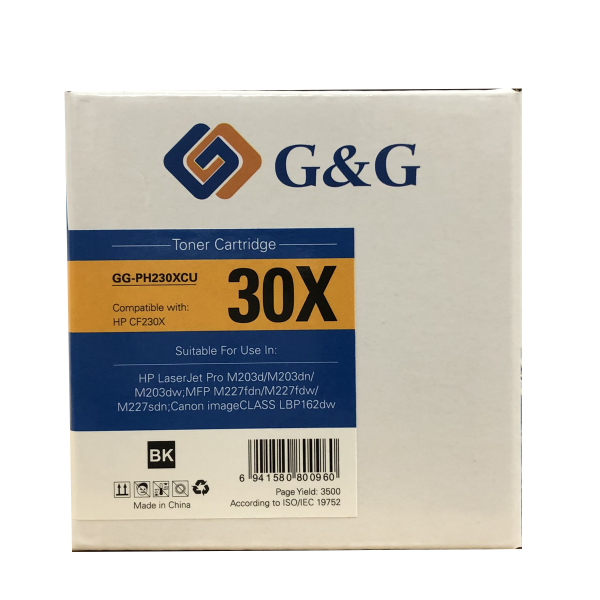 Mực in G&G Laser trắng đen GG-PH230XCU