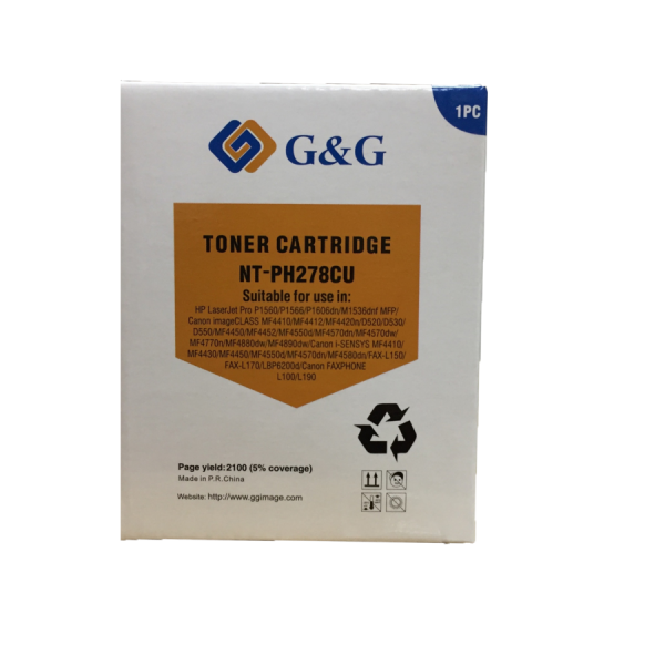 Mực in G&G Laser Trắng Đen NT-PH278CU