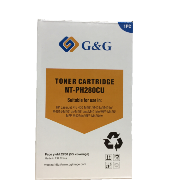Mực in G&G Laser Trắng Đen NT-PH280CU