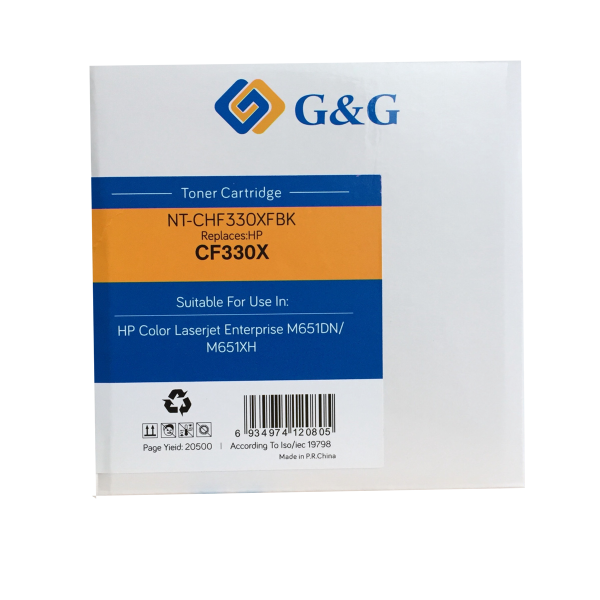 Mực in G&G Laser màu Đen NT-CHF330XFBK