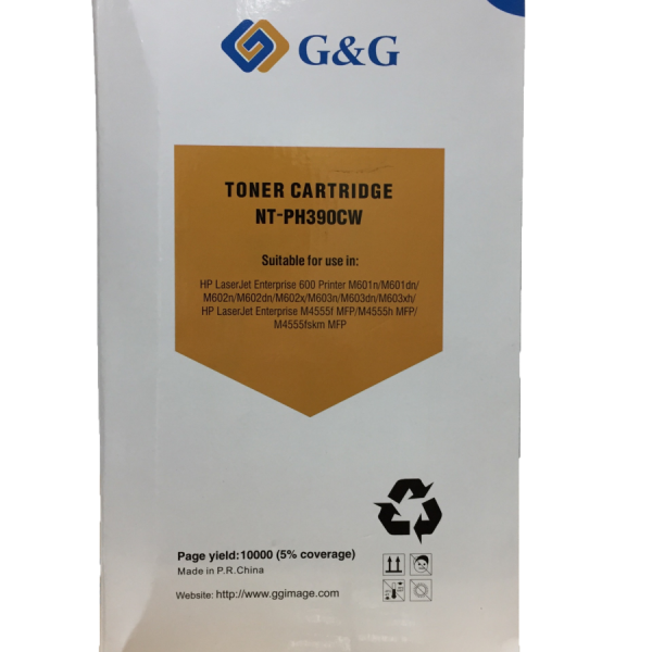 Mực in G&G Laser Trắng Đen NT-PH390CW