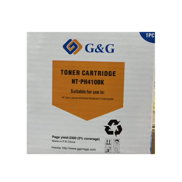 Mực in G&G Laser màu đen NT-PH410BK