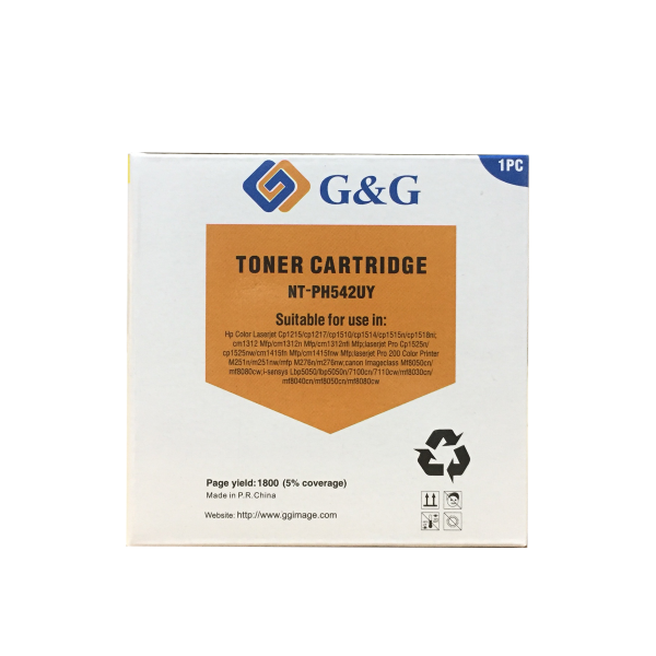 Mực in G&G Laser màu Yellow NT-PH542UY