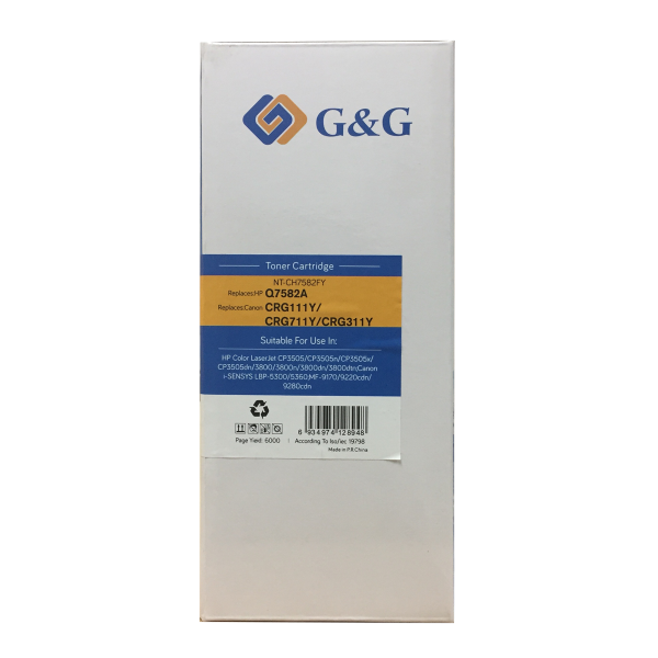 Mực in G&G Laser màu Yellow NT-CH7582FY