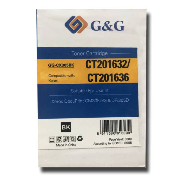 Mực in G&G Laser màu Đen GG-CX305BK