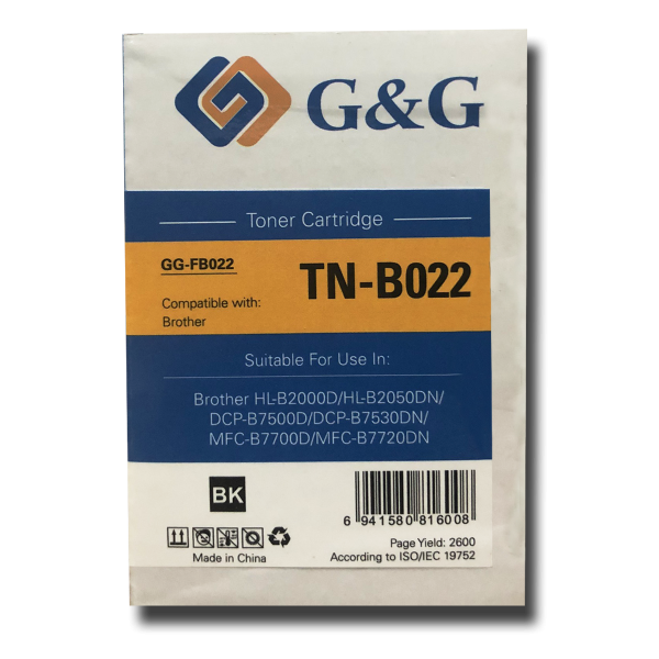 Mực in G&G Laser Trắng Đen GG-FB022
