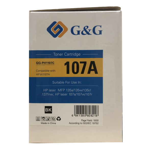 Mực in G&G Laser Trắng Đen GG-PH1107C