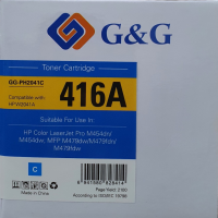 Mực in G&G Laser màu Cyan GG-PH2041C