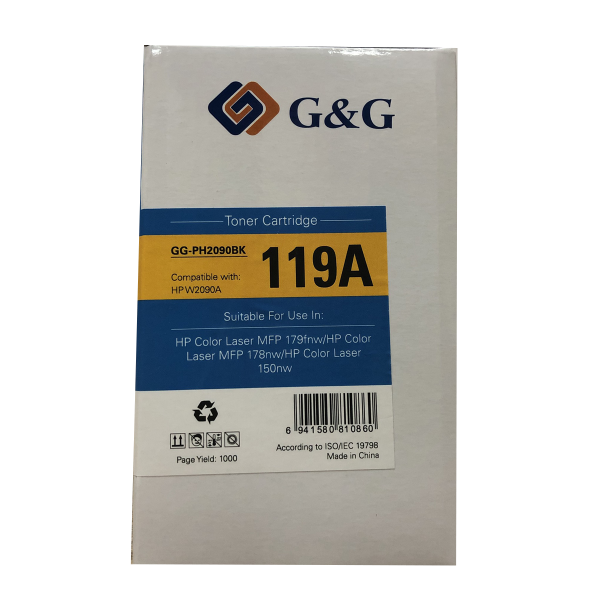 Mực in G&G Laser màu đen GG-PH2090BK