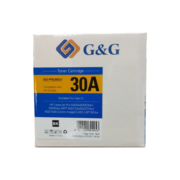 Mực in G&G Laser Trắng Đen GG-PH230CU
