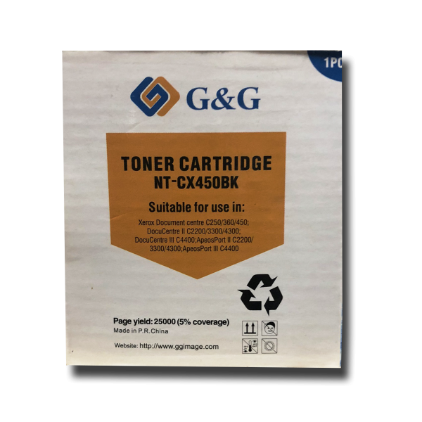 Mực in G&G Laser màu Đen NT-CX450BK