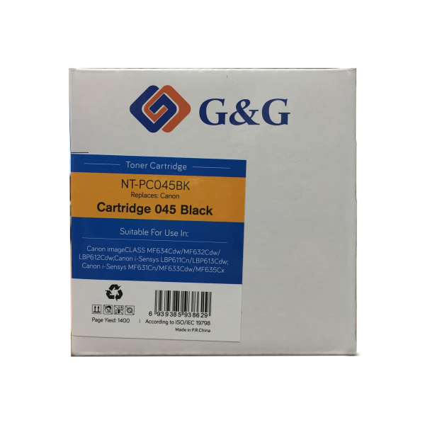 Mực in G&G Laser màu Đen NT-PC045BK