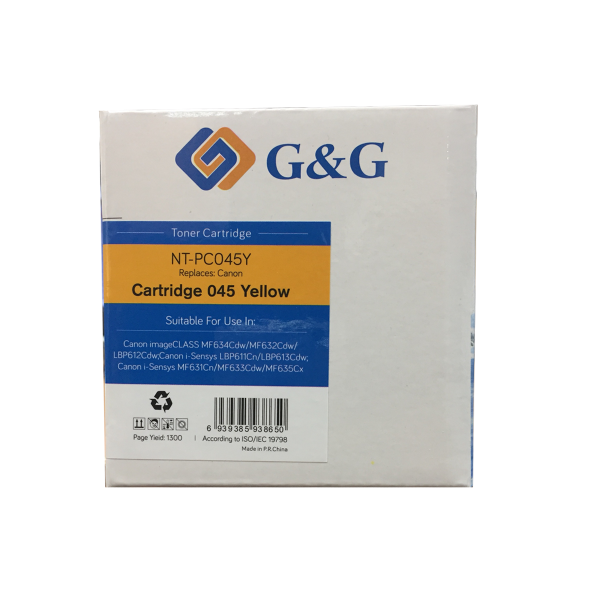 Mực in G&G Laser màu Yellow NT-PC045Y