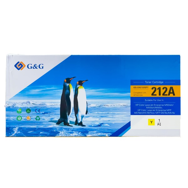 Mực in G&G Laser màu Yellow GG-CH2122QFY