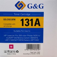 Mực in G&G Laser màu Magenta GG-CH213FM