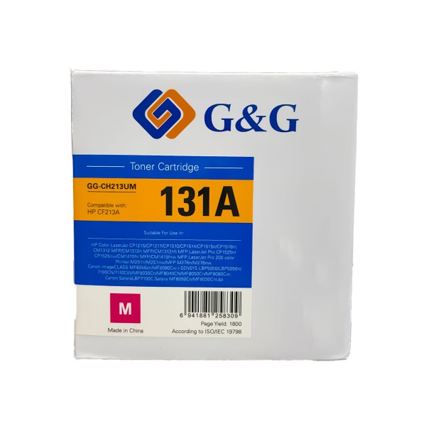 Mực in G&G Laser màu Magenta GG-CH213UM