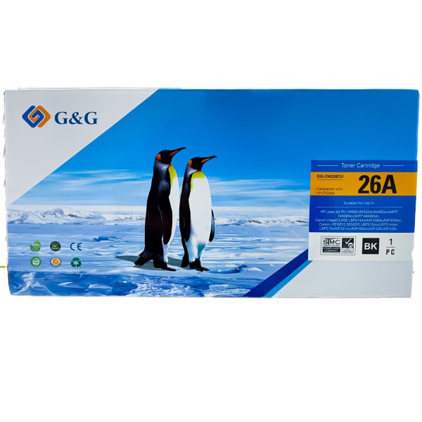 Mực in G&G Laser Trắng Đen GG-CH226CU