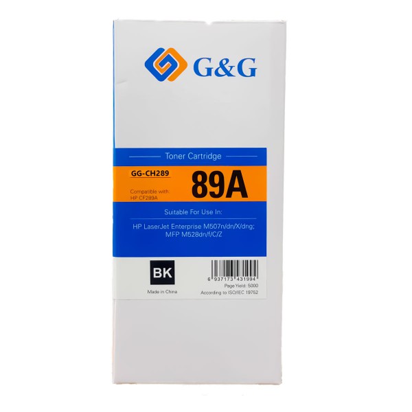 Mực in G&G Laser màu Trắng Đen GG-CH289