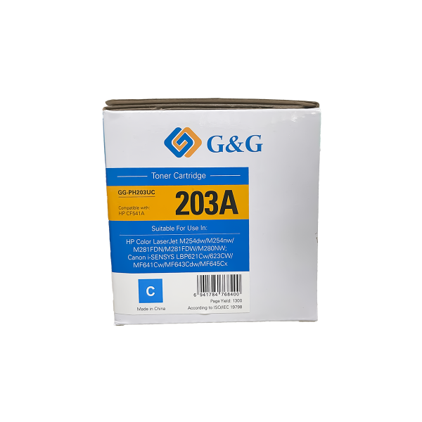 Mực in G&G Laser màu Cyan GG-PH203UC