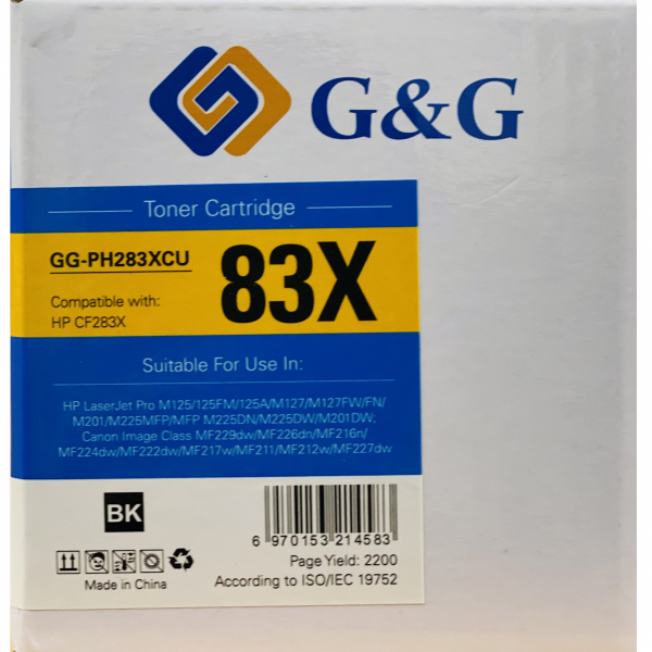 Mực in G&G Laser Trắng Đen GG-PH283XCU