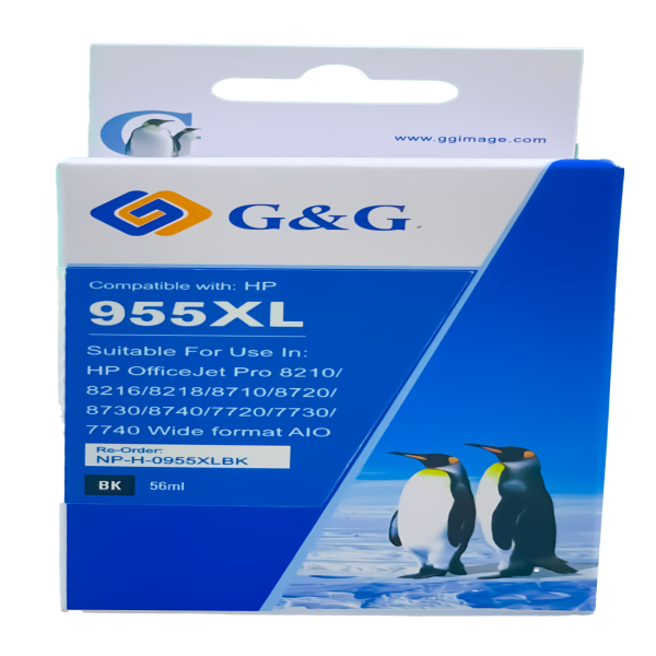 Mực in phun G&G màu đen NP-H-0955XLBK